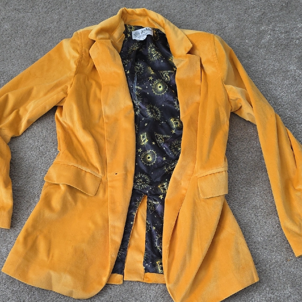 H&M Mustard Velvet Women's Blazer